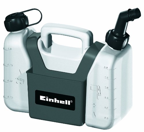 Einhell Kombi-Kanister ( 1,25 l Öltank, 3 l Benzintank, inkl. Werkzeugtasche)